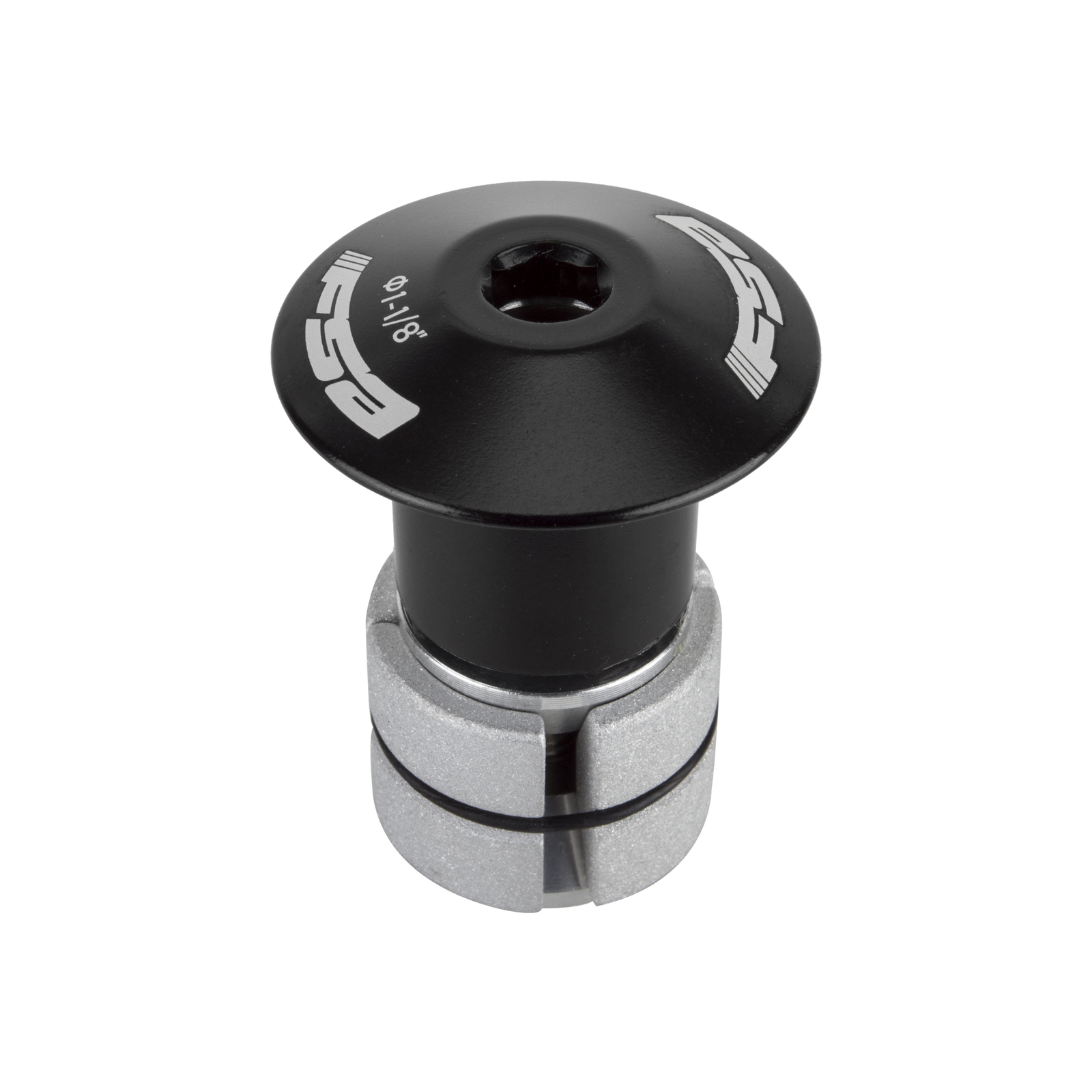 FSA Compressor 1-1/8″ Black Expander Plug and Top Cap