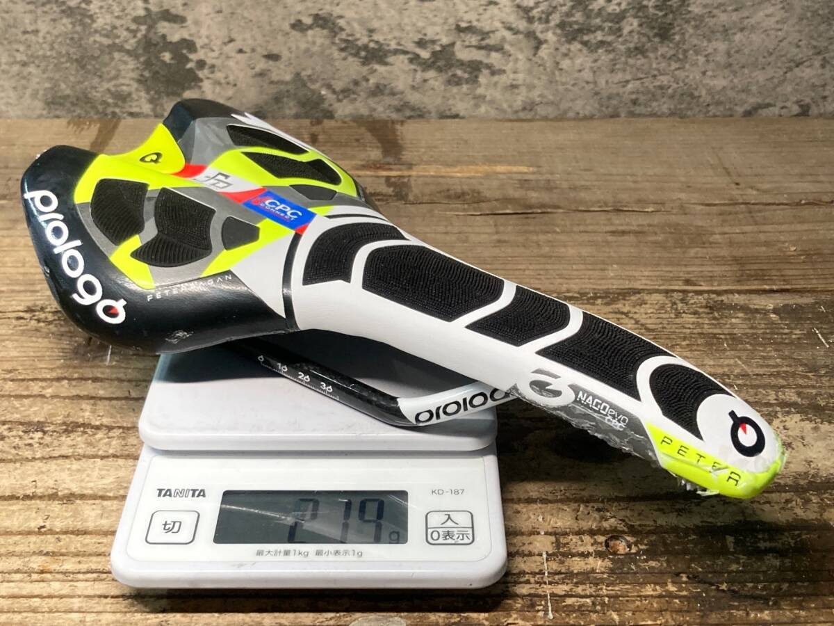 Prologo Nago Evo CPC Peter Sagan Edition Bicycle Saddle Carbon Nack Rail 134mm