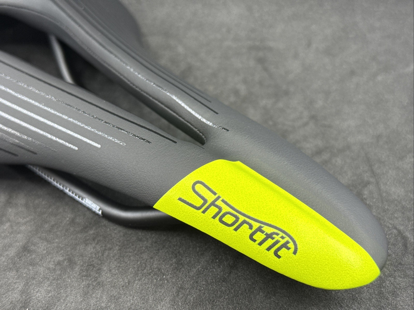 Selle San Marco ShortFit Dynamic Wide Black/Yellow 255mm x 145mm MSRP $200