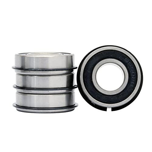 (4PCS) 99502HNR Snap Ring & Sealed Ball Bearing, 5/8″ x1-3/8 x7/16,
