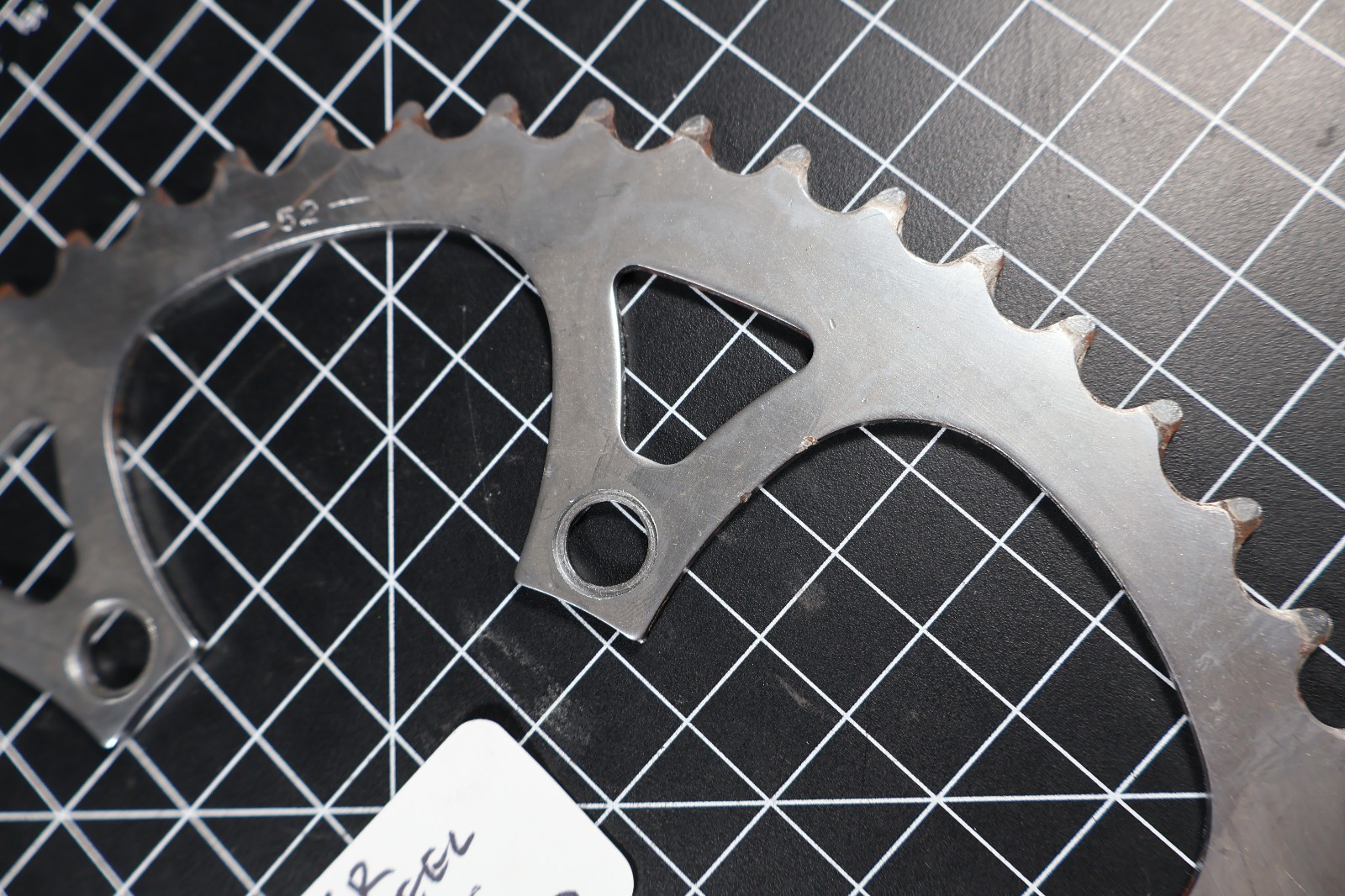 Retro Vintage SR 307 52 Tooth Silver Chainring 110 BCD JAPAN Steel 5 Arm