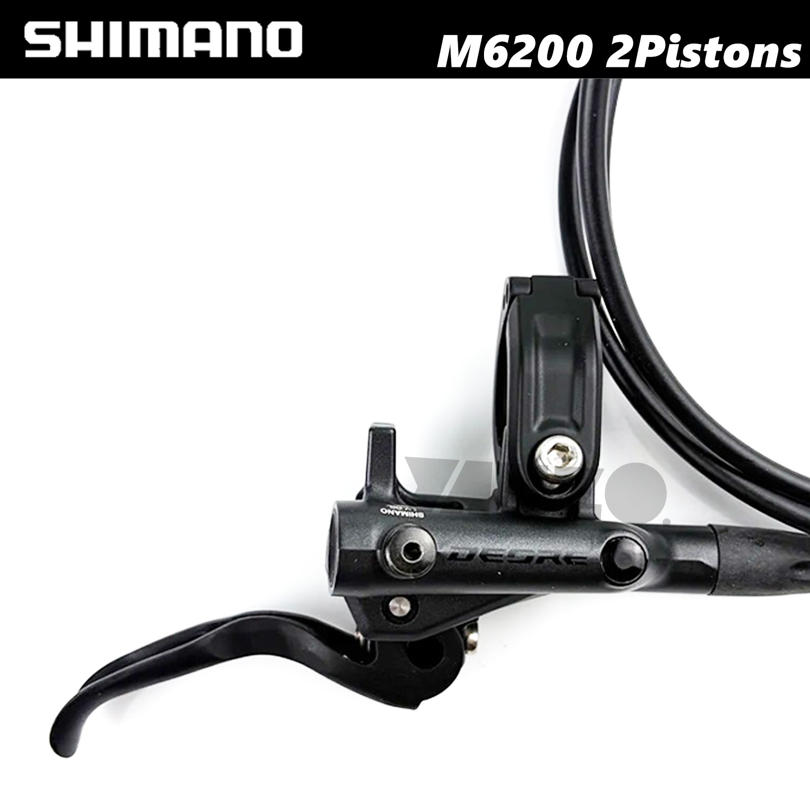 Shimano Deore SL-M6200,BR-M6200 2Piston Hydraulic Disc Brake Set Front&Rear Bulk