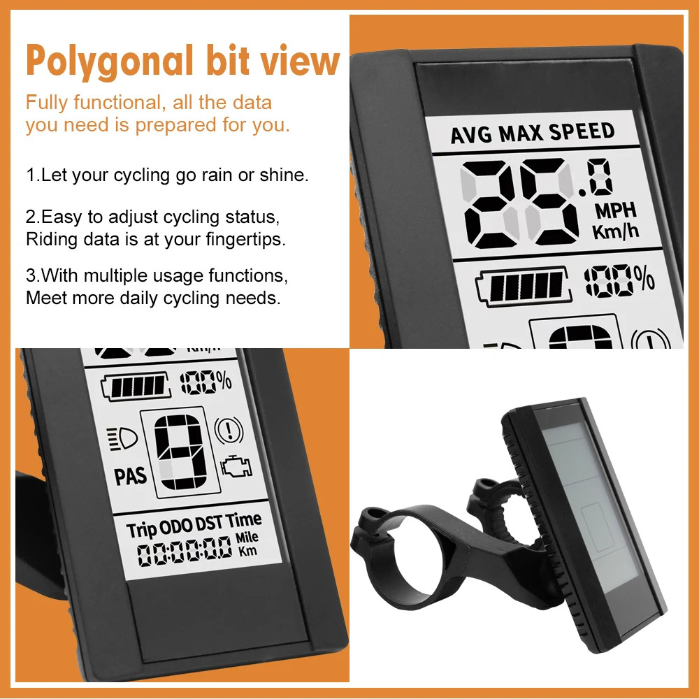 BAFANG 800S Electric Bicycle Intelligent LCD Display BBS M400 G330 G510 G340