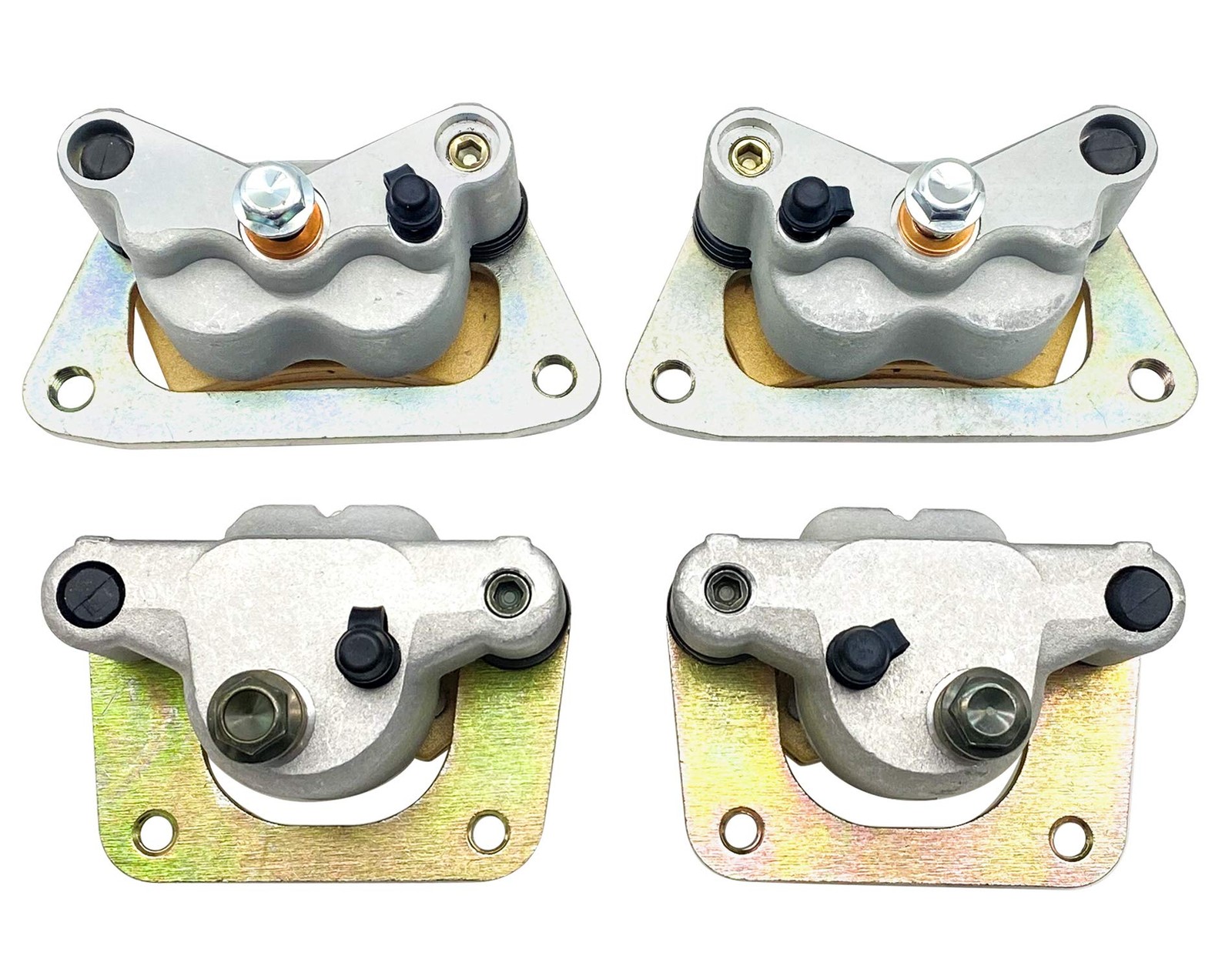 Front Rear Left Right Brake Calipers all Four for Polaris Side by Side RZR 80…