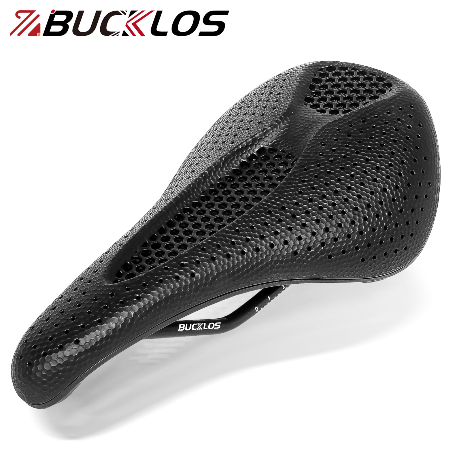 BUCKLOS 3D-3 3D Printing Bike Saddle 155mm MTB Road Gravel Bicycle Seat 7×7mm
