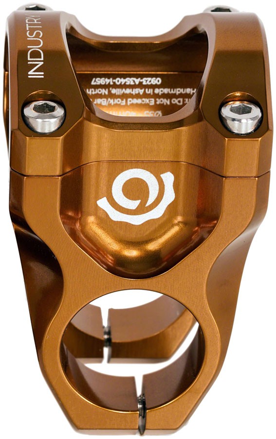 Industry Nine A35 Stem – 50mm, 35mm Clamp, +/-6, 1 1/8″, Aluminum, Bronze