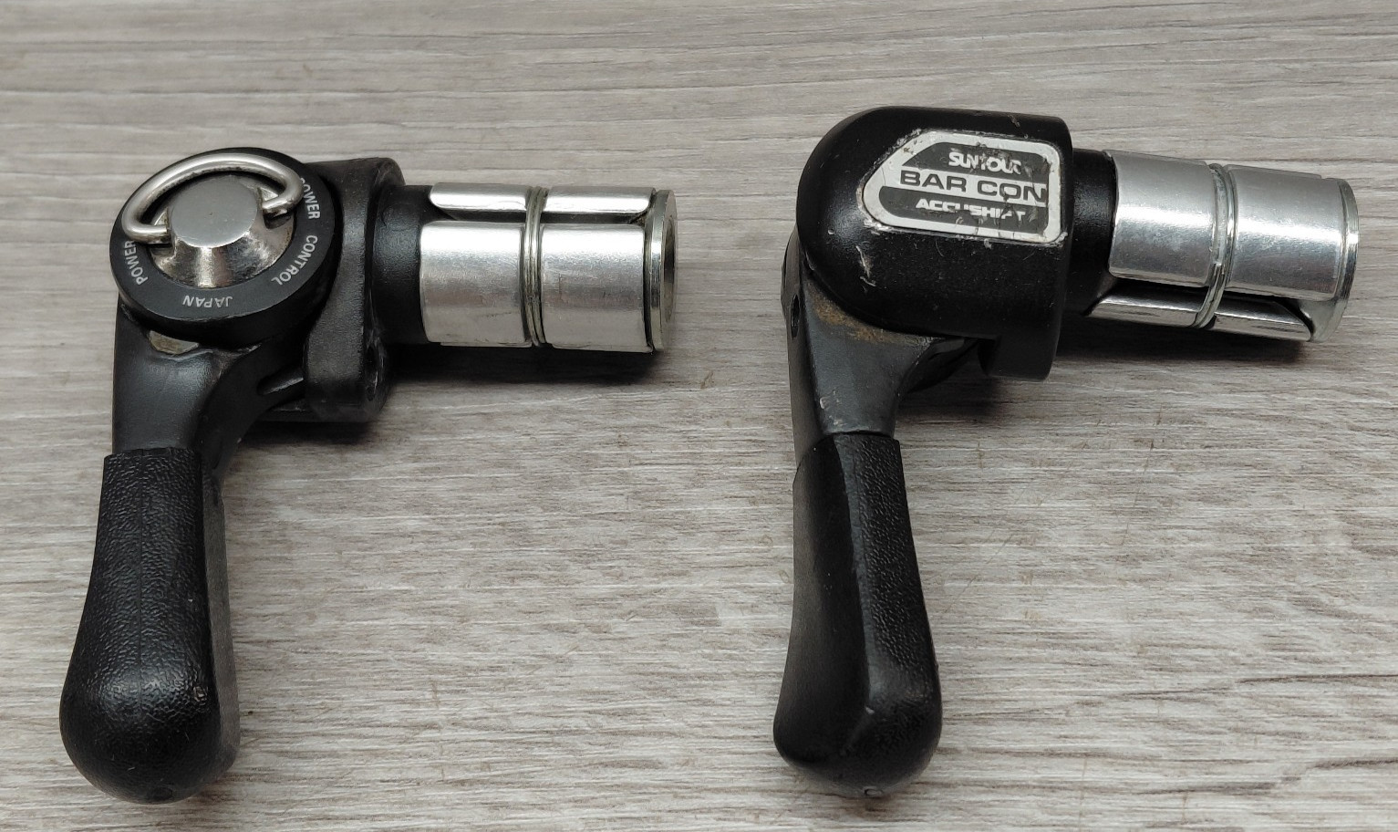 Vintage SUNTOUR Bar Con Indexed Accushift Bar End Shift Levers