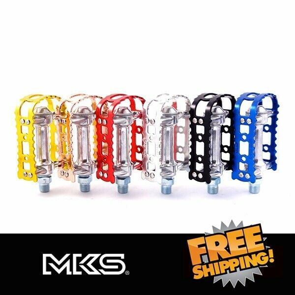 MKS BM-7 1/2″ Alloy Anodized Pedals for MTB BMX Old School Flat Bike