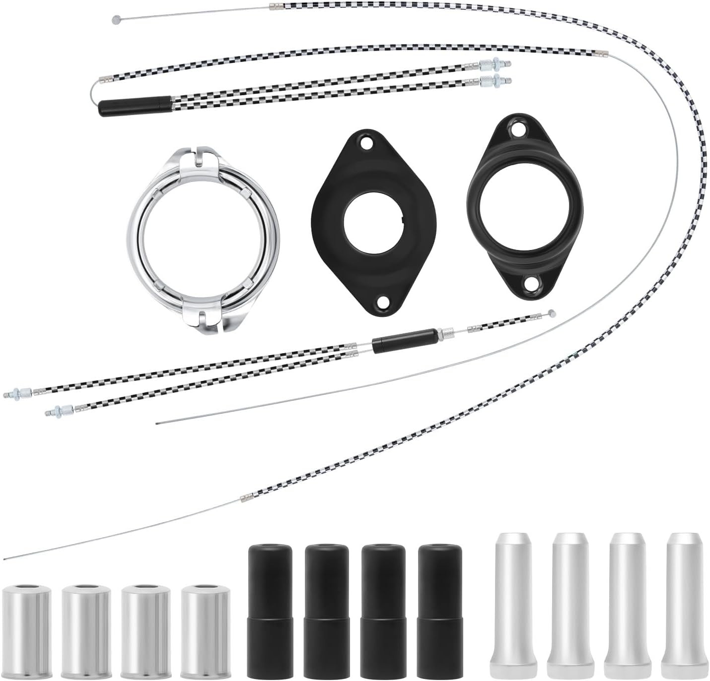 BMX Gyro Brake Cables Look at the picture., Black & White Checkered
