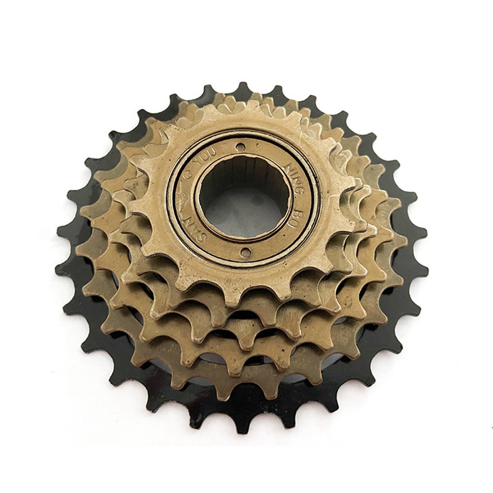 Screw On Freewheel 13/14-28T Easy Assembly High-carbon Steel Screw On Freewheel