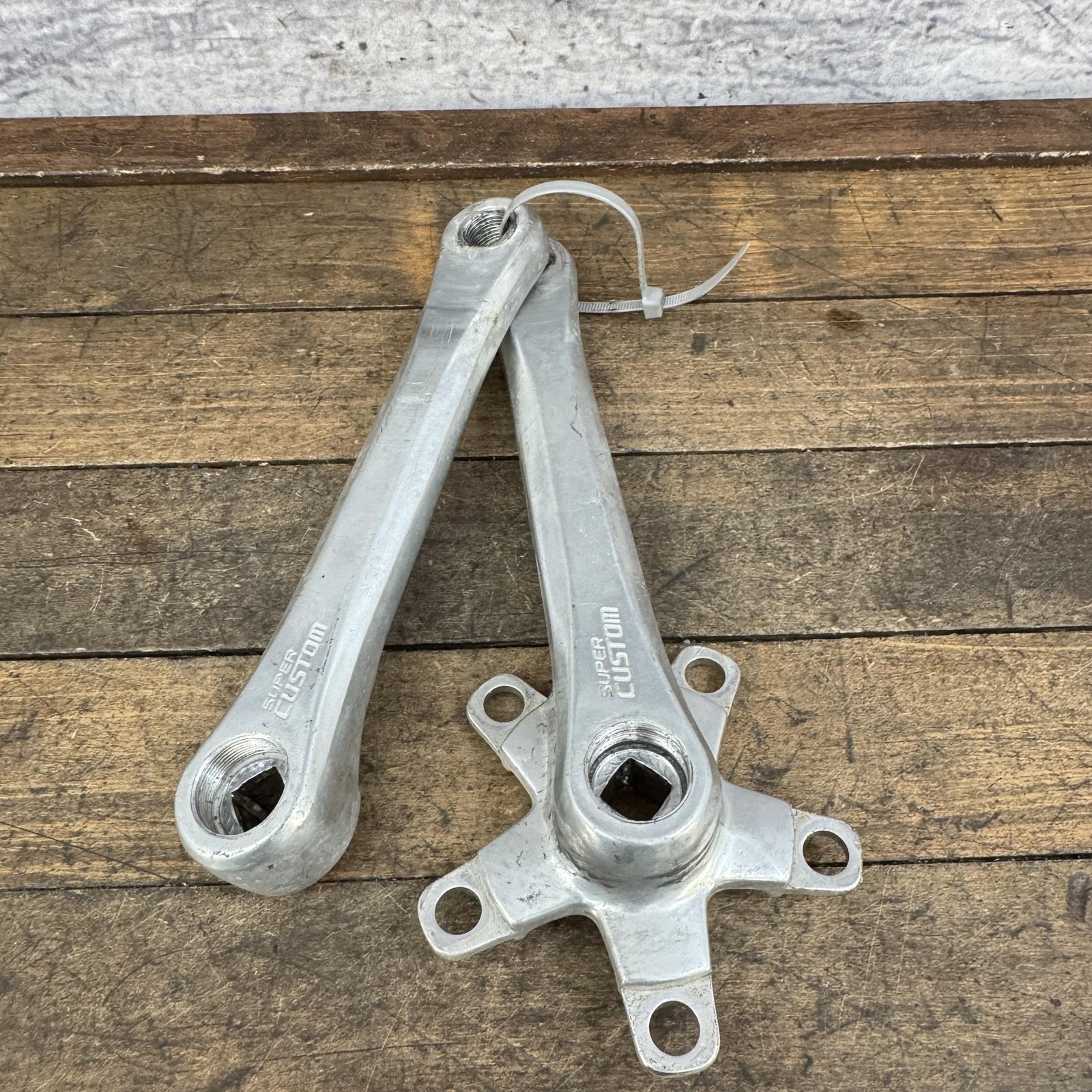 Vintage SR Super Custom Crankset 170mm 86 BCD Square Taper Road Bike Japan
