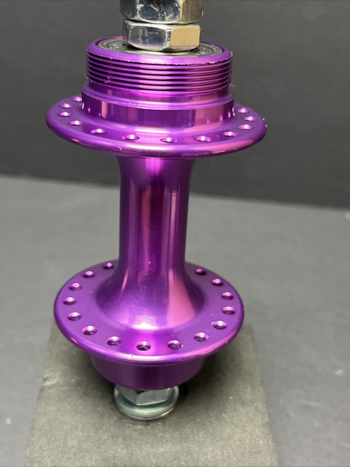 36H Sealed Low Flange Anodized Purple Alloy Bmx Bike Bicycle Hub Set Fit Haro GT