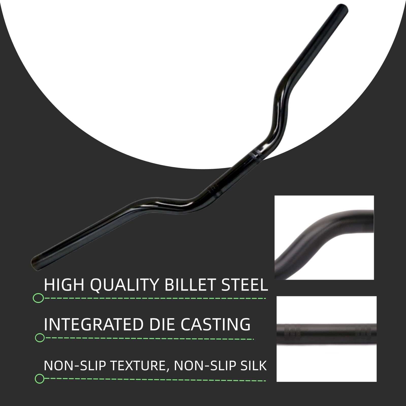 22mm SE Series 7/8″ Standard Handlebars CR High/Jet Black