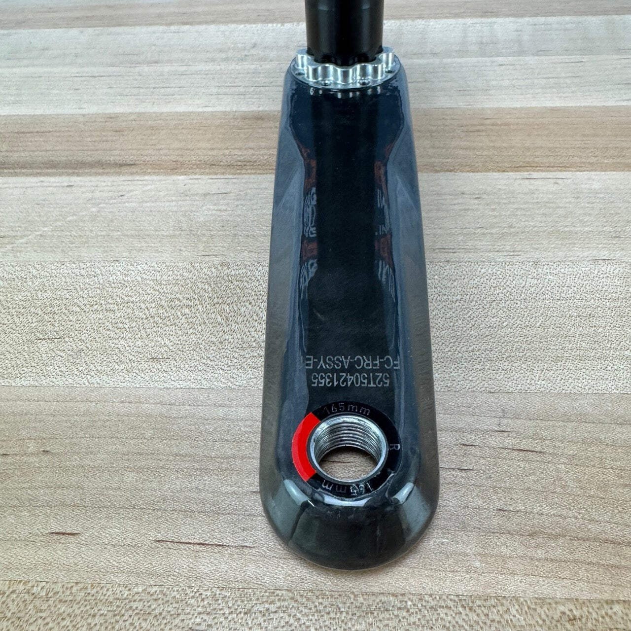 Light Use! SRAM Force AXS XPLR E1 165mm Carbon Dub Wide 8-Bolt Crank Arms 411g