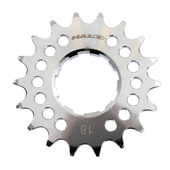 Halo Fat Foot Cog, 1/8″, 18t, Chrome