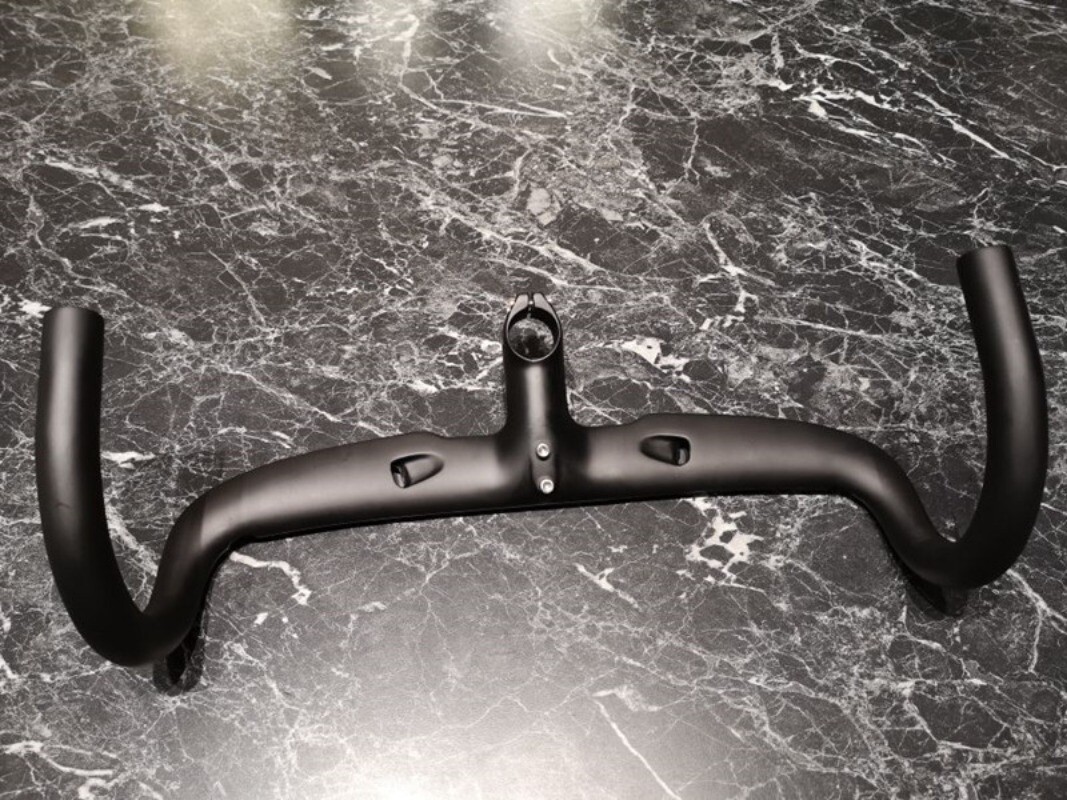 400/420/440mm Full Carbon Fiber Road Bicycle Integrated Handlebar with Stem