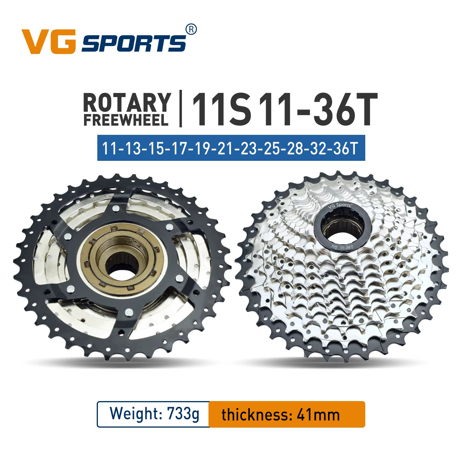 Bike Sprocket 5/6/7/8/9/10/11 Speed Thread Freewheel 14-28T 13-28/32T 11-32/36T