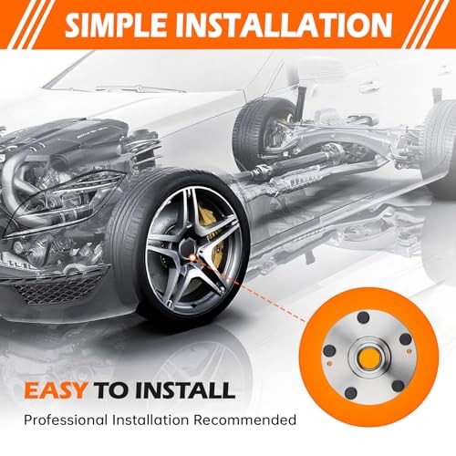 GAHA Front Wheel Hub Compatible for Hyundai Elantra 11-12, Elantra 51750-1P000