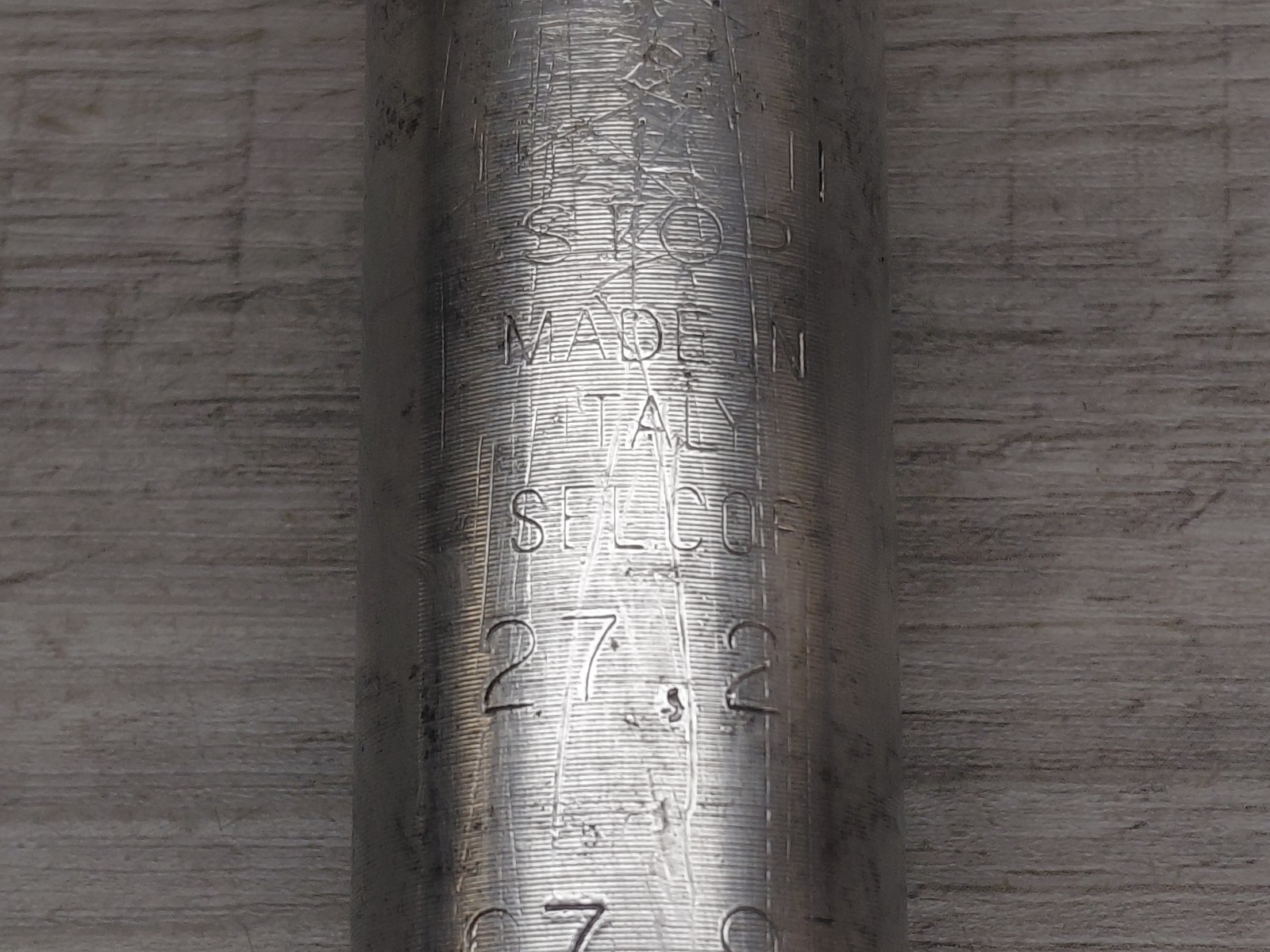 Vintage Selcof 1-Bolt Alloy Seatpost 27.2mm, 230 mm – Italy