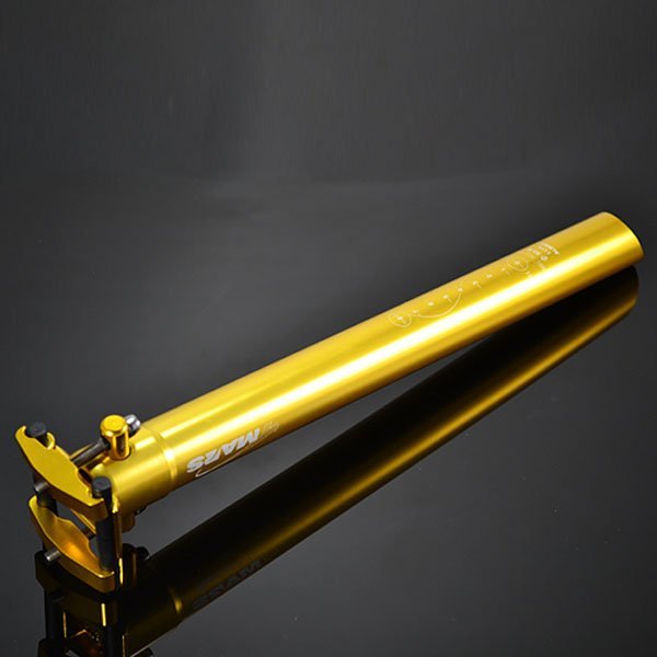 TMARS Lightweight Alloy Seatpost, 30.9 X 350mm, Gold