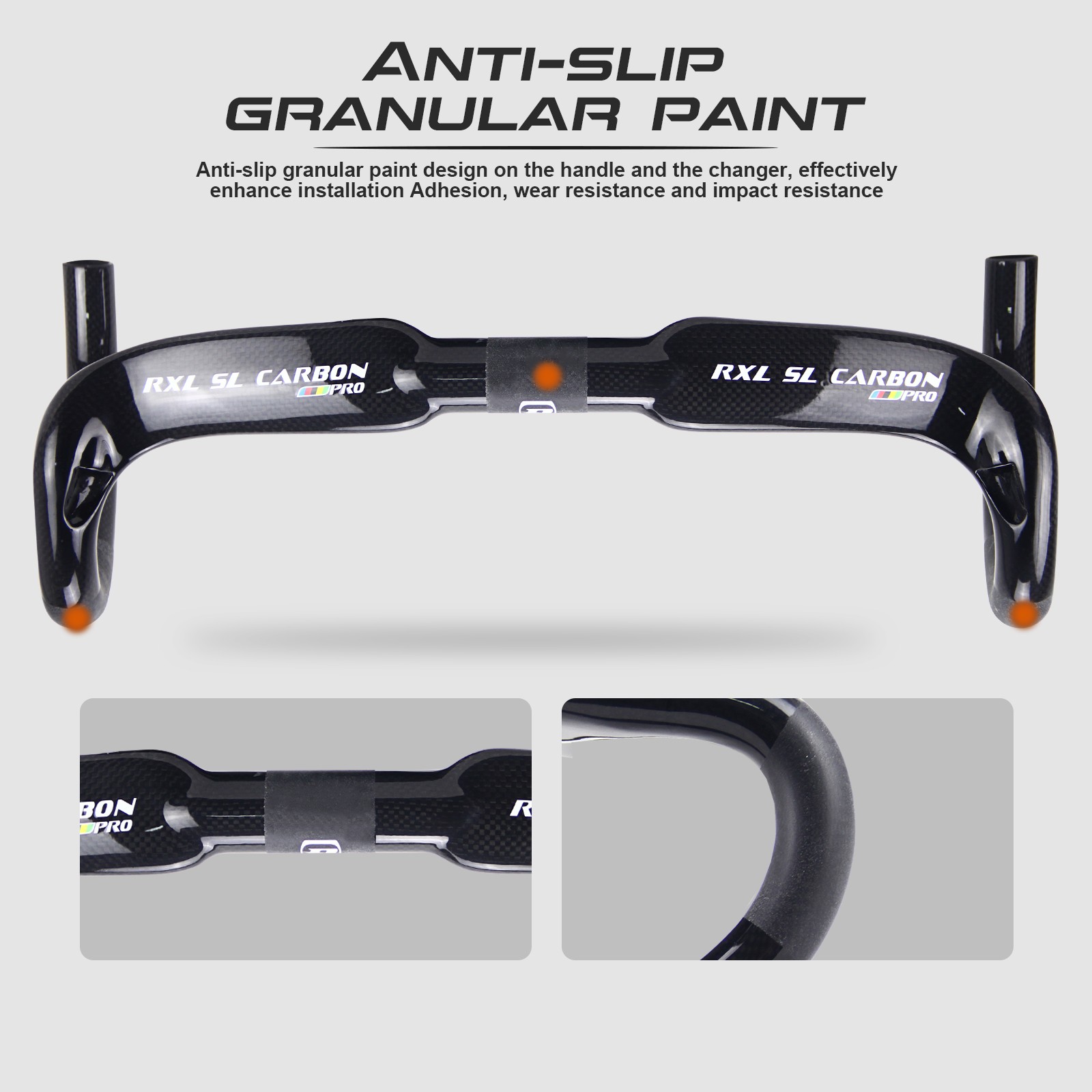 31.8 Carbon Road Handlebar Bike Bicycle Drop Bar Handle Bar for Cycling 40/42/44