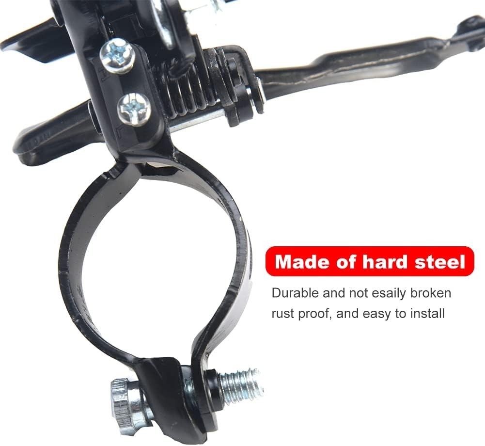 Universal Bike Front Derailleur – Durable Steel Speed Changer for 18/21 Speed
