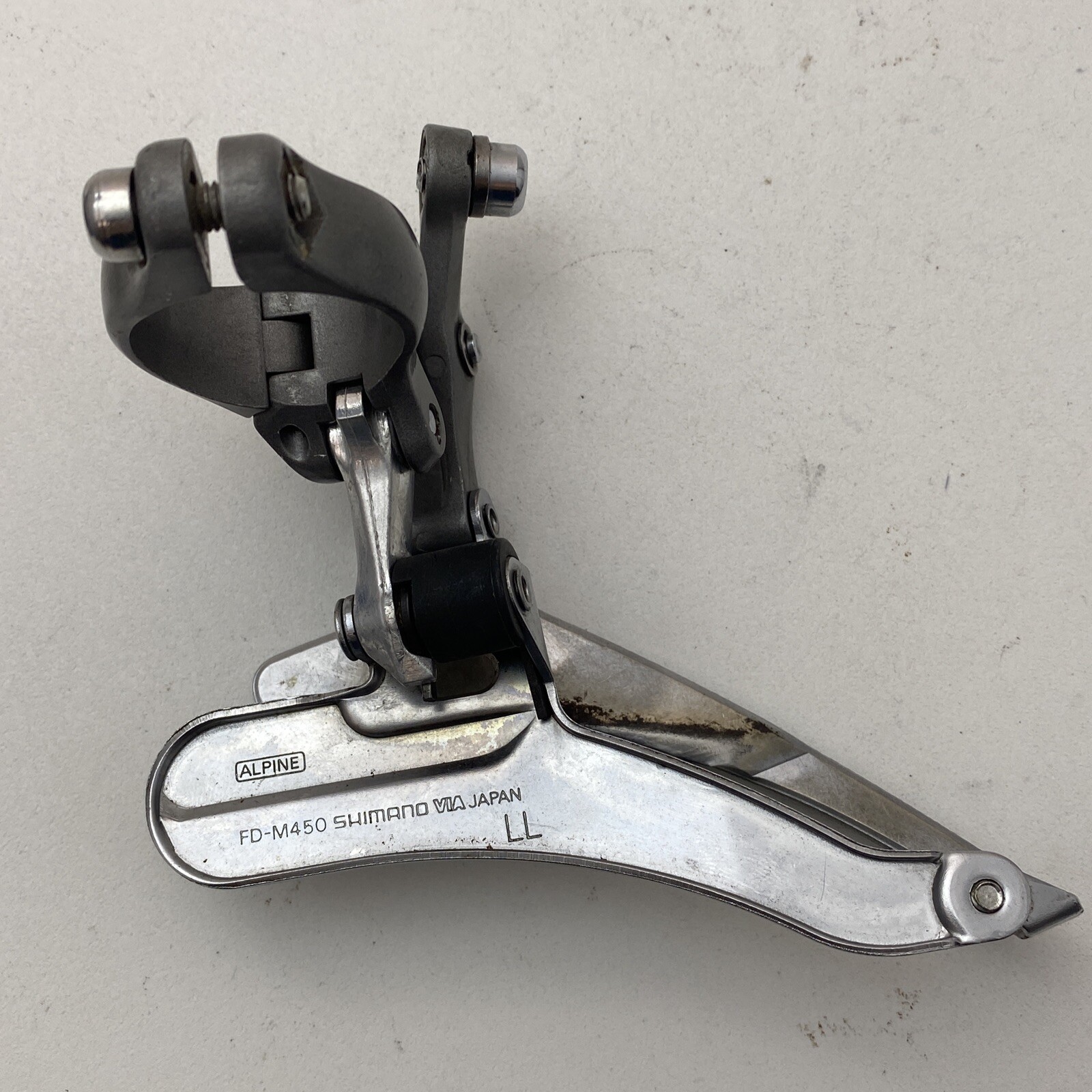 Vintage Shimano Exage Mountain Front Derailleur FD-M450 28.6 Clamp Triple A27