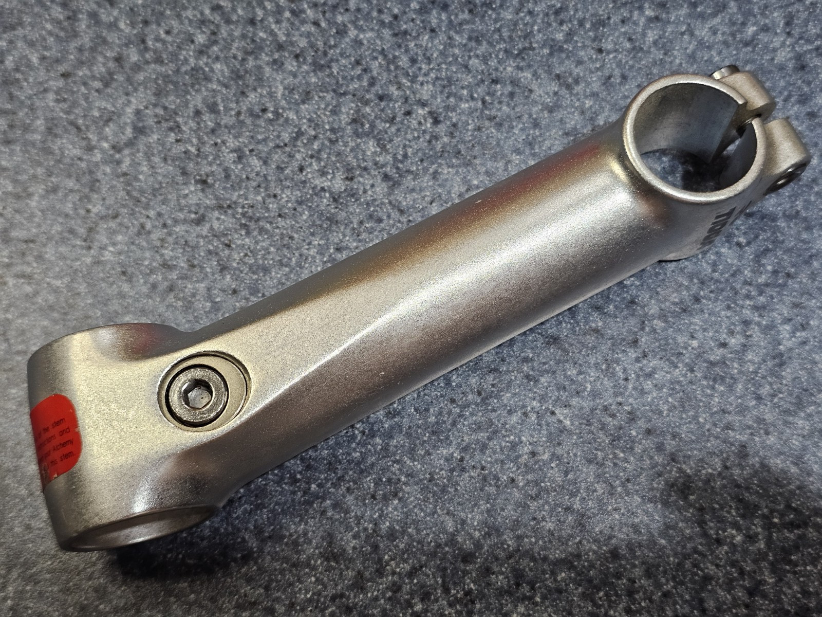 Tioga Alchemy Forged Aluminum Stem 135mm 1-1/8” 25.4mm Silver Vintage 90’s MTB