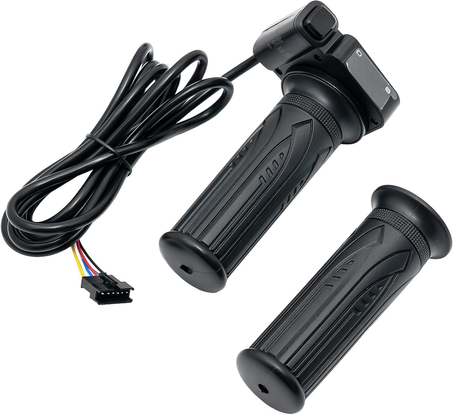 36V Electric Bike Throttle, 6-Pin Twist Grip with Cruise Control, Compatible