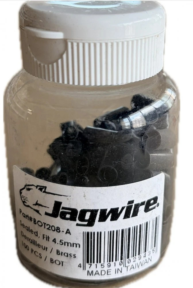 Jagwire Sealed End Caps for Shift Housing 4.5mm Brass – 100pcs
