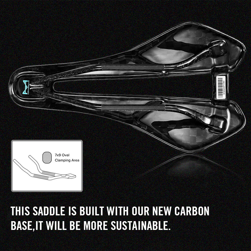 Full Carbon 3D Printed Bicycle Saddle 140mm Triathlon Road MTB Gravel Bike Seat