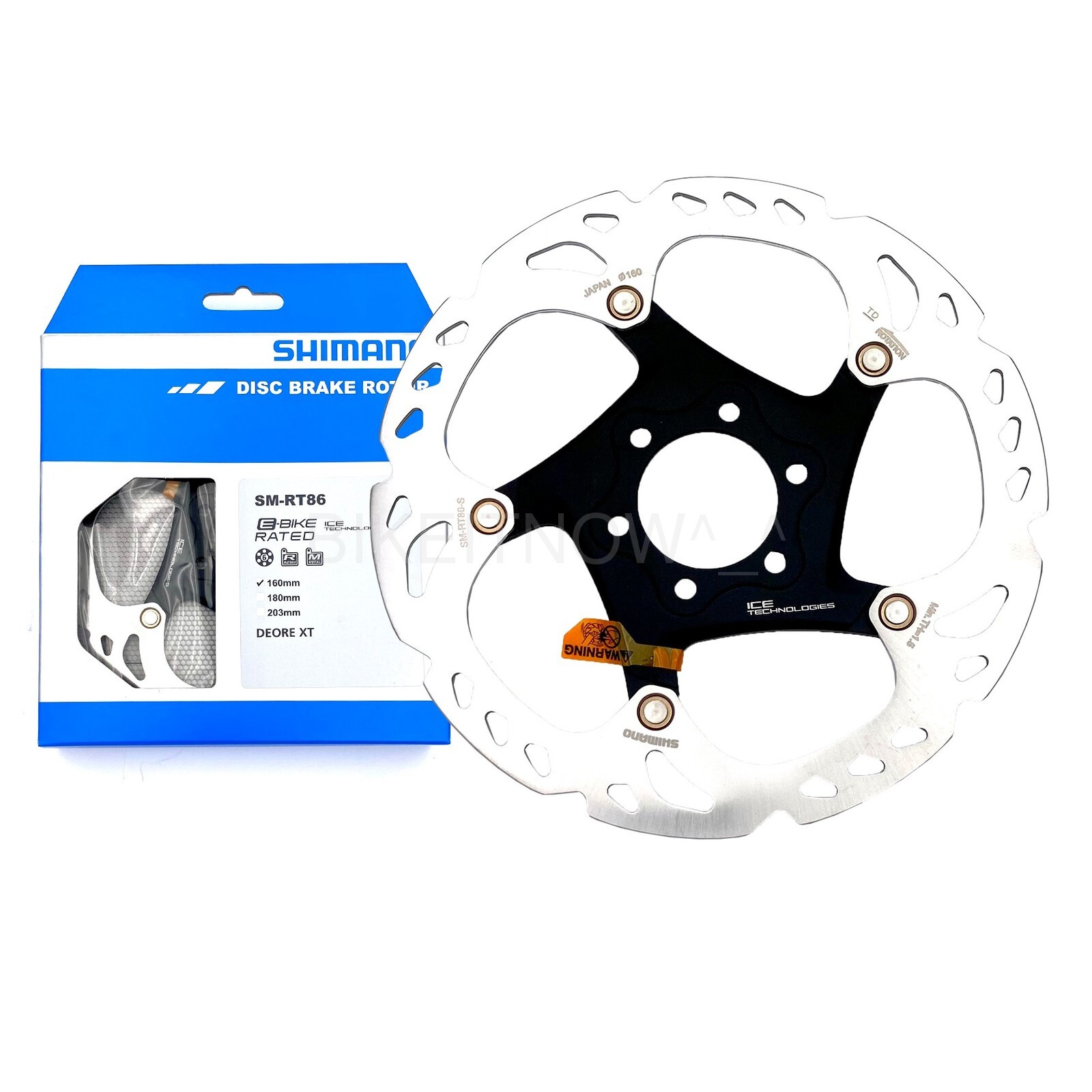 2x Shimano XT SM-RT86 RT86S 160mm 6-Bolt IceTech Disc Brake Rotor ISMRT86S2