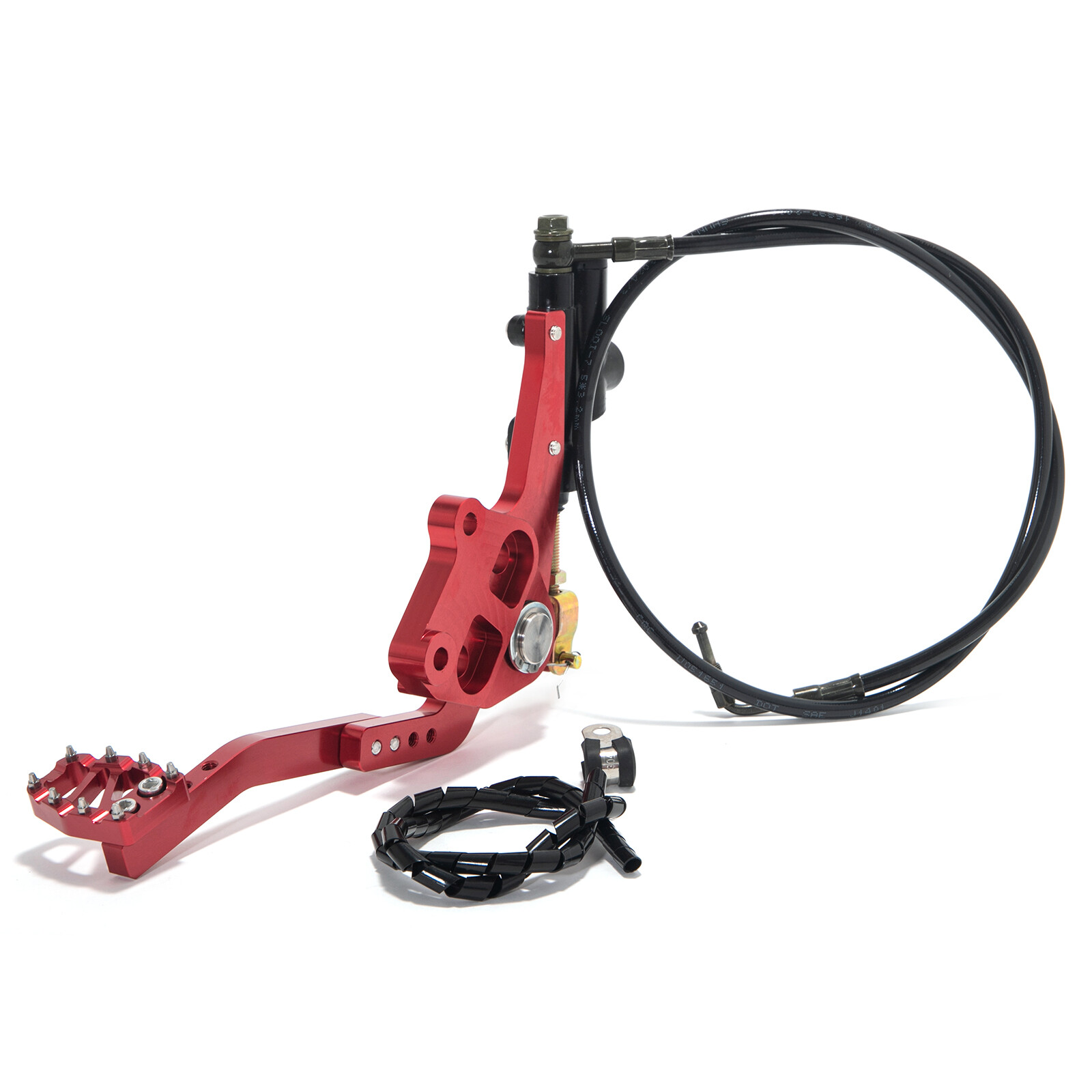 TARAZON Red Aluminum Hydraulic Rear Foot Brake For Talaria XXX (X3) 23-NOW EBike