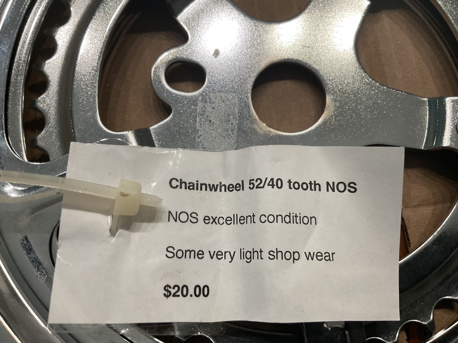 Chainwheel 52/40 tooth