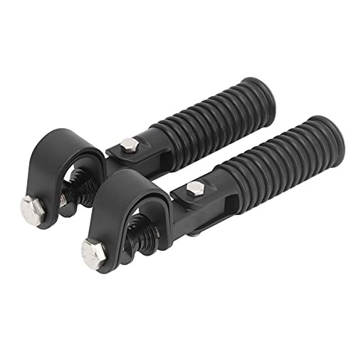 Motorcycle Foot Peg, Pair of Universal Motorcycle Highway Bar Footpegs Black