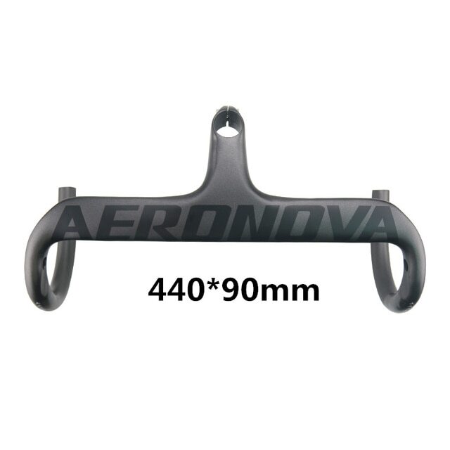 400/420/440mm Bicycle Integrated Handlebar Carbon Fiber Road Bike Drop Bar