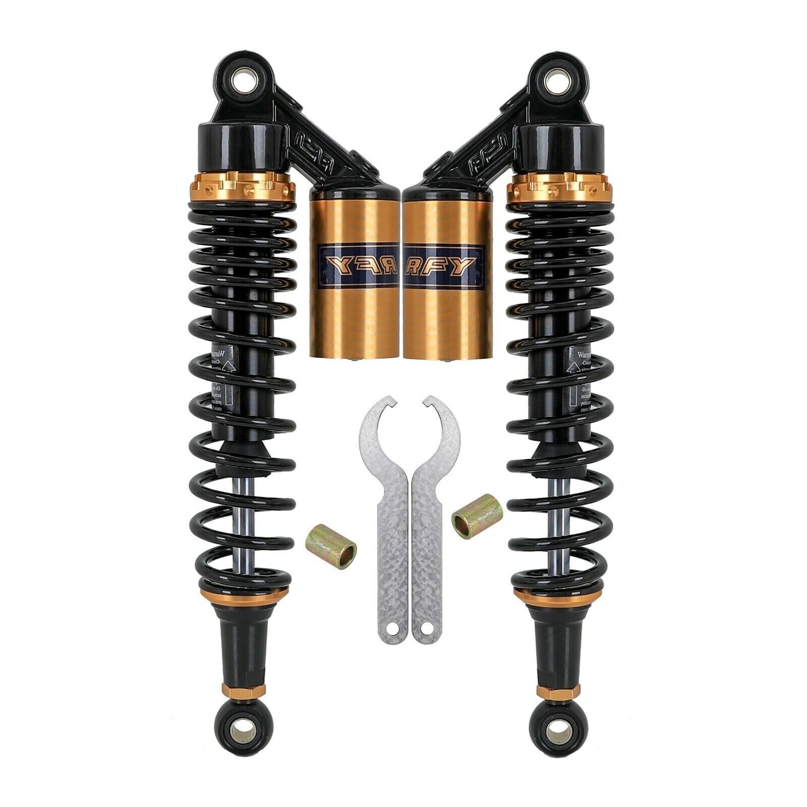 360mm 14.17 inch 7mm Spring Universal Motorcycle Air Shock Absorber Rear Susp…