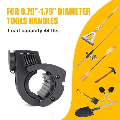 2 Pack Quick Release Shovel Holder with Lock for 0.79»-1.79» Diameter Tool