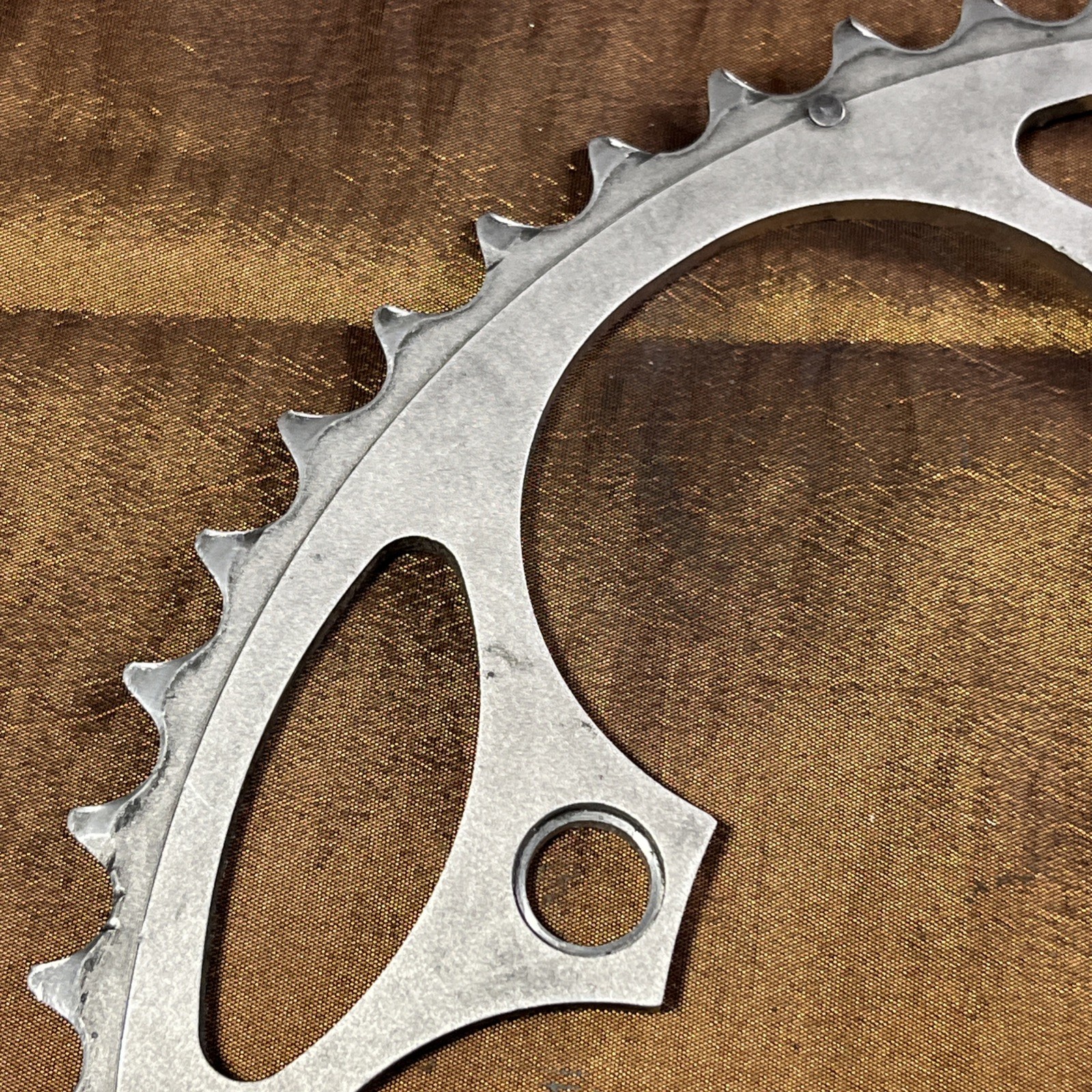 Vintage Shimano SG 52T Chainring 130 BCD 5-Bolt Silver Road Bike 52 Tooth