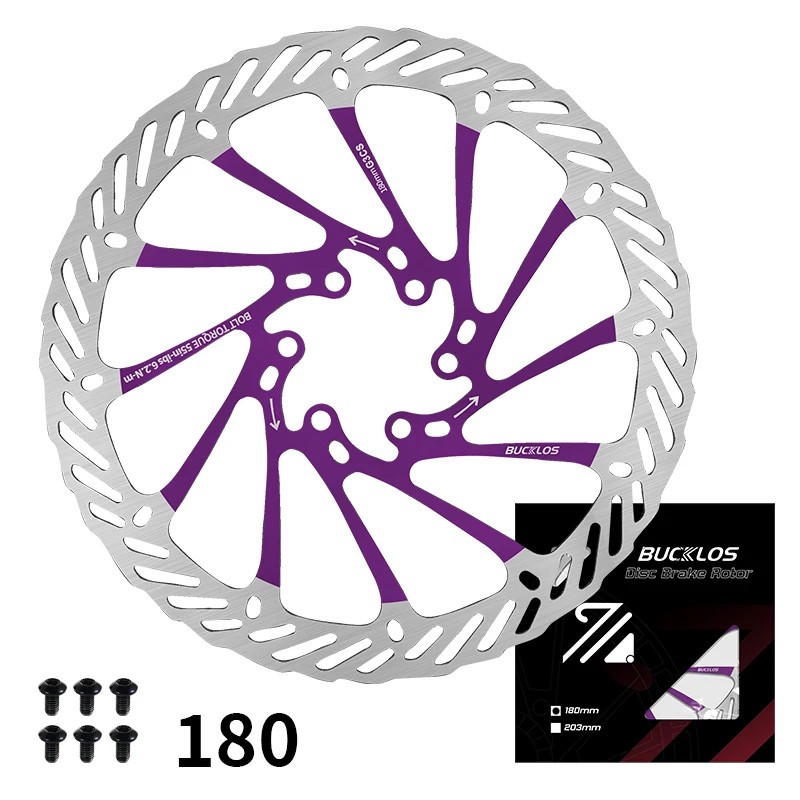 Bike Disc Brake Rotor 140Mm 160Mm 180Mm 203Mm Bicycle Hydraulic Brakes Rotor Hea