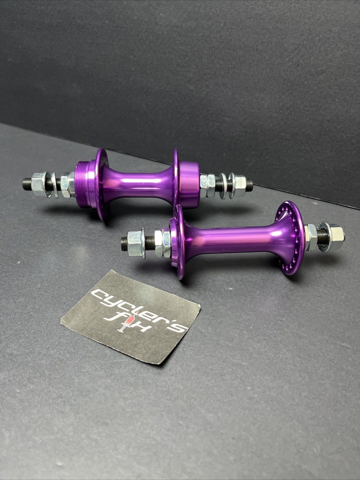 36H Sealed Low Flange Anodized Purple Alloy Bmx Bike Bicycle Hub Set Fit Haro GT