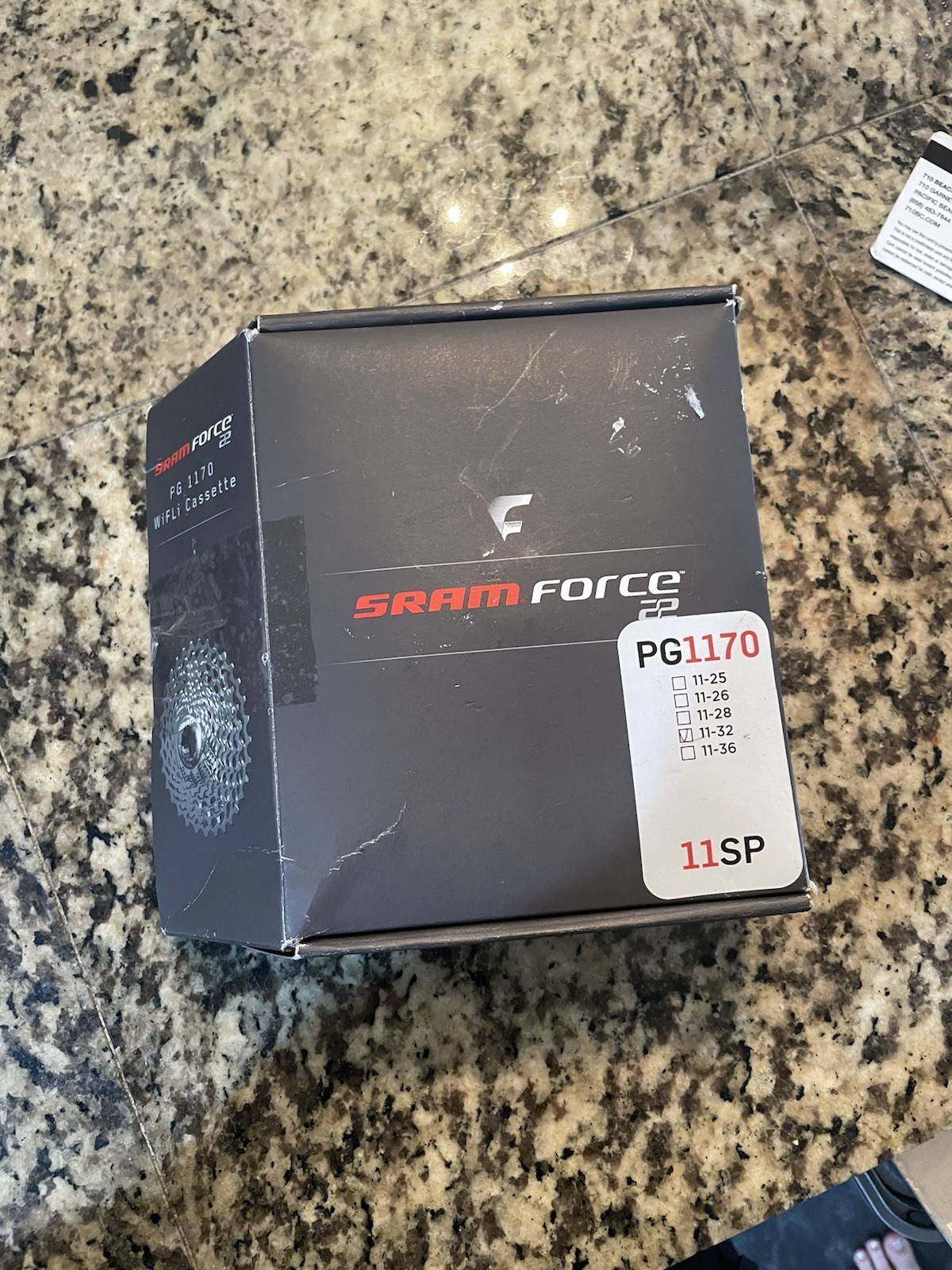 SRAM Force 22 PG 1170 WiFli Cassette 11-32T 11-Speed Shimano HG Compatible