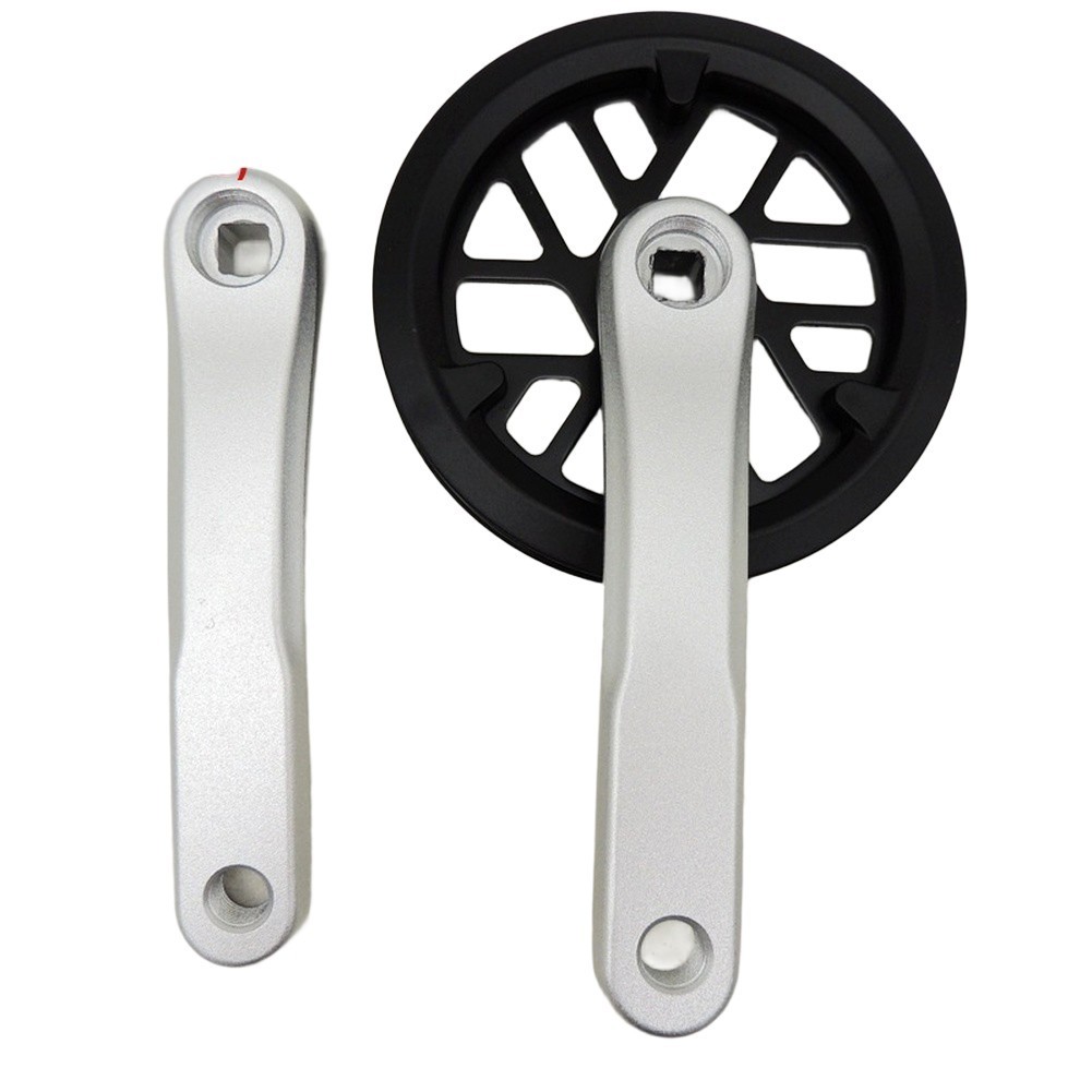 Aluminum Alloy Folding Bike Crankset 152mm Length 32T 48T 52T for Easy Install