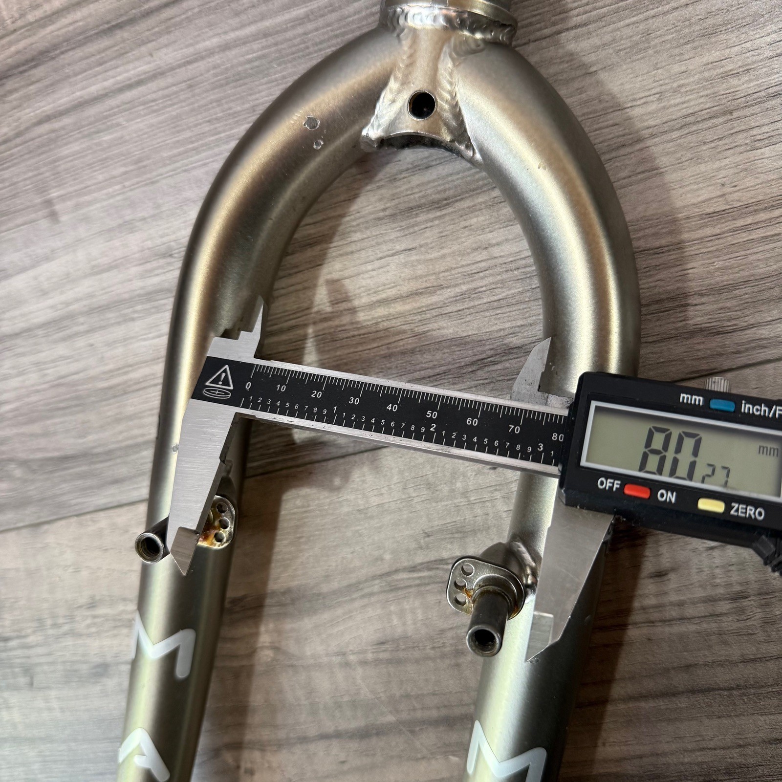 Marin Rockstar 90s MTB Fork 1 1/8 Threaded 26 182 Matte Platinum Gray Spinner