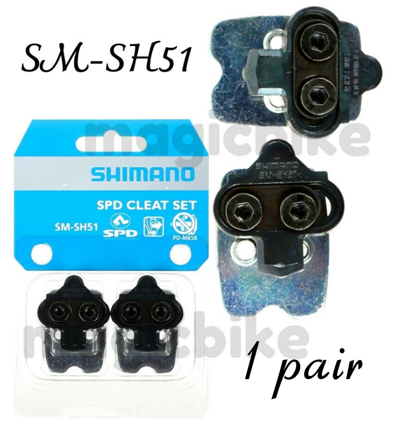 1Pair Shimano SM-SH51 SPD Pedal Cleat Set for MTB Mountain Bike – Y42498220 NIB