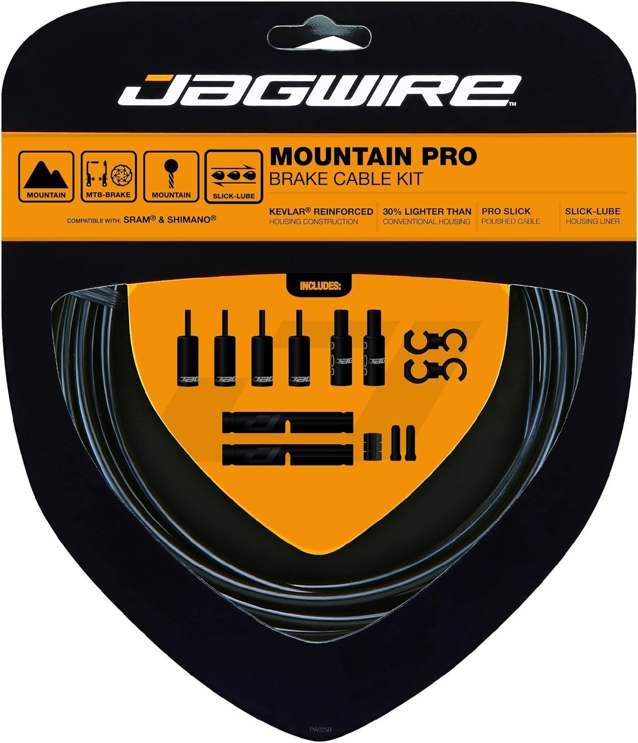 Mountain Bike Brake Cable Kit – Complete with Installation Components, 1500mm