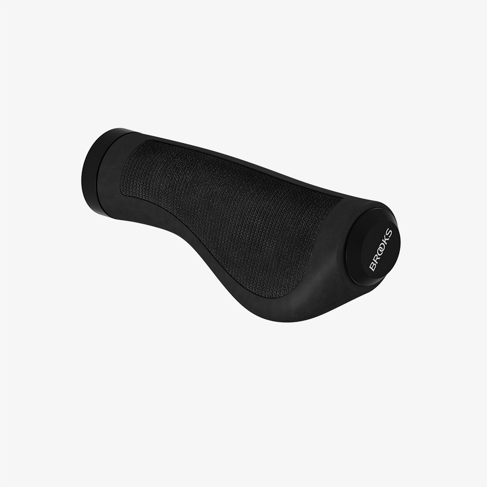 Ergonomic Rubber Grips – Brooks Ergonomic Rubber Grip – Black, 130/130mm – Grip