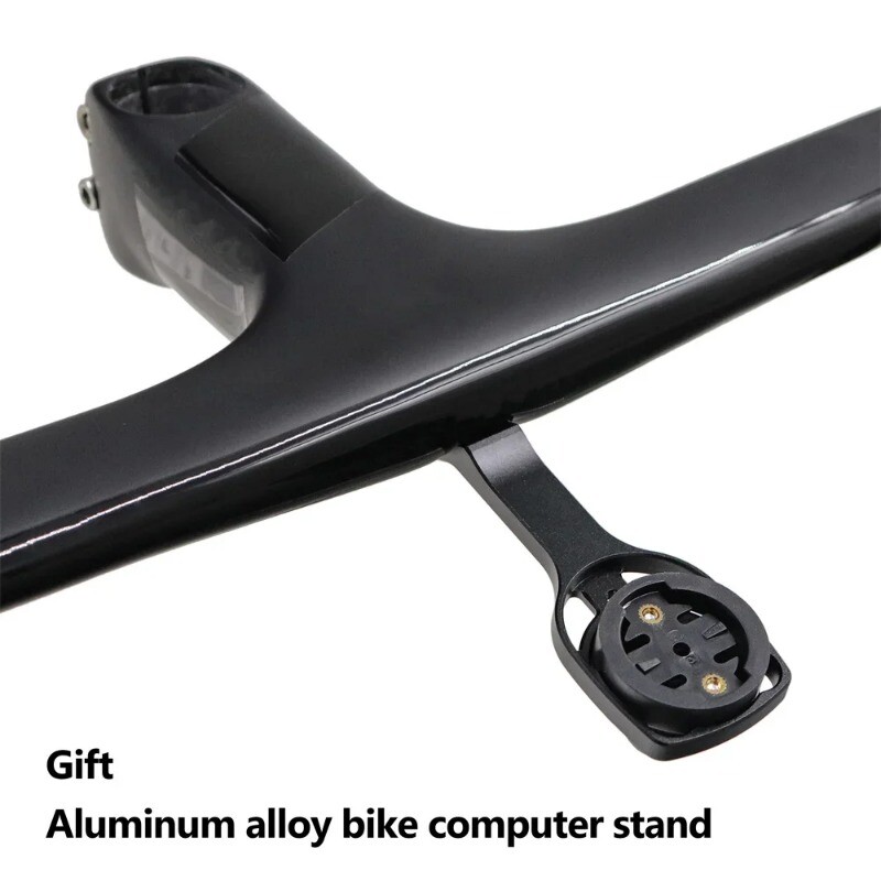 Carbon Road Bike Integrated Handlebar with Stem 28.6mm 340/360MM Include Spacers