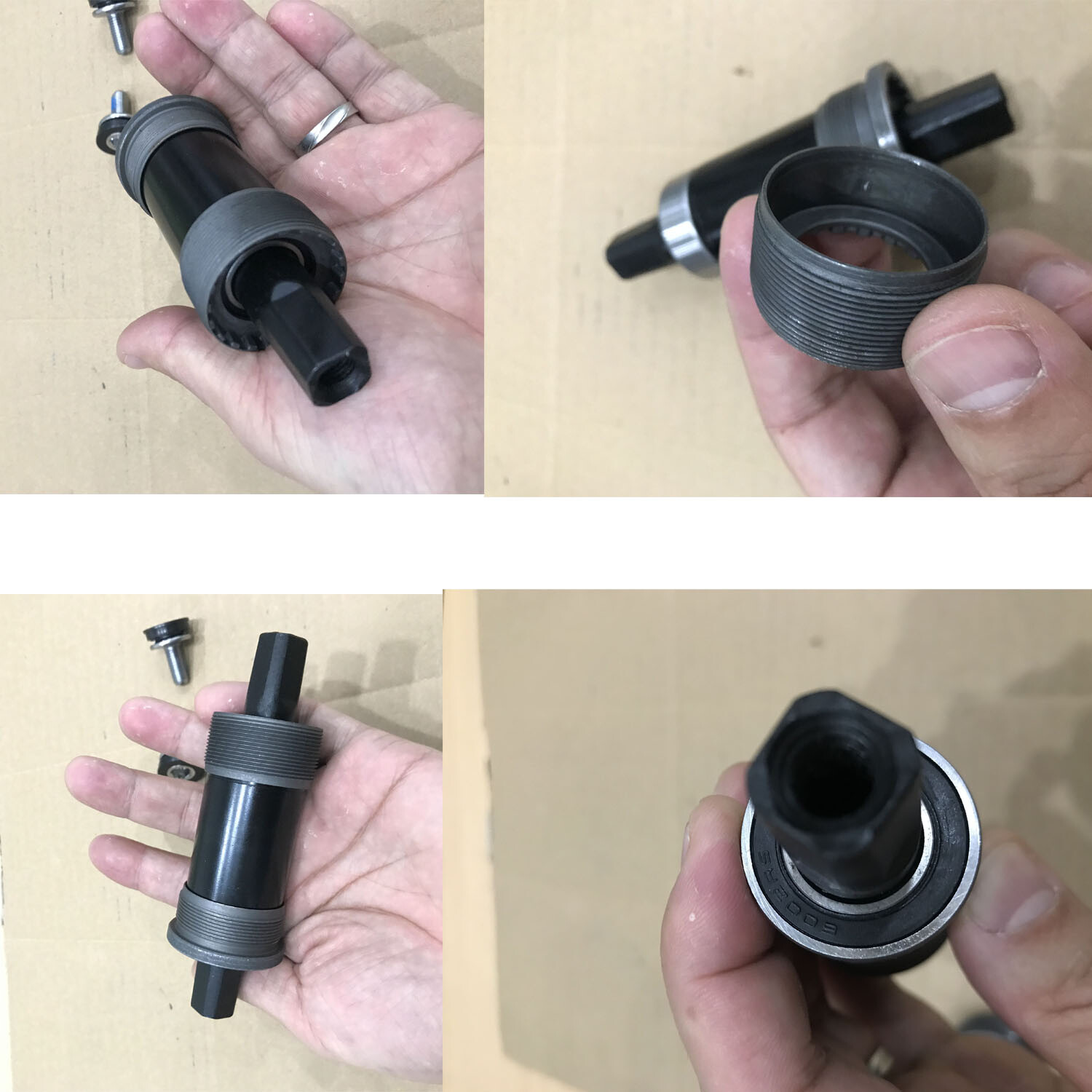 CDHPOWER English Square BB Bike Bottom Bracket Set,Square Taper, Mountain Bike