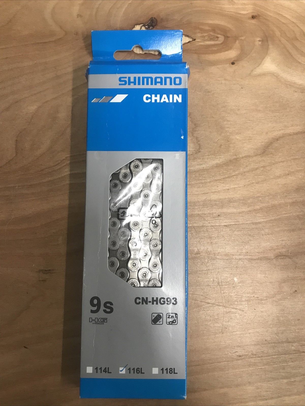 Shimano Alfine CN-HG93 Chain – 9-Speed, 116 Links, Silver